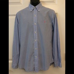 Ralph Lauren Button Down Dress Shirt Size Medium
